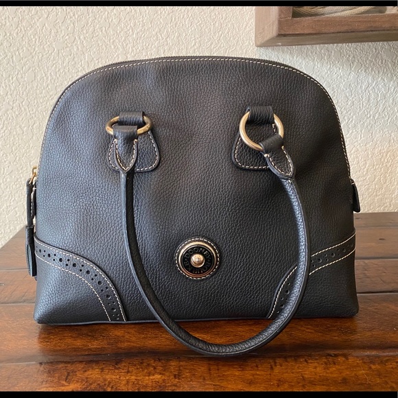 Dooney & Bourke Handbags - Dooney and Bourke Black Bowling Bag